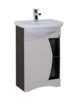 Тумба под раковину Onika Дуэт 105201 50х30 напольная цвет бежевый/коричневый