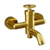 Смеситель для ванны Remer Chrono CH05DO настенный золото
