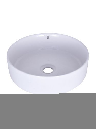 Раковина из сантехнического фарфора Orange B09-360W 40х40 накладная цвет белый - фото 3