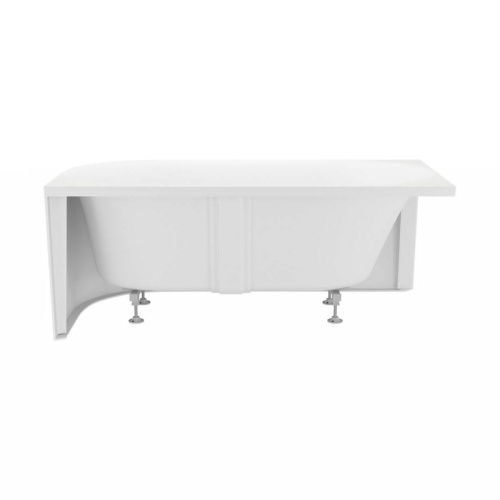 Ванна акриловая Wellsee Collaro Mini 288703000 140х70 пристенная асимметричная с ножками - фото 3