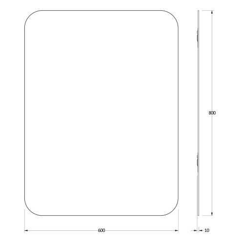 Зеркало Evoform Primary BY 0128 60х80 подвесное - фото 2