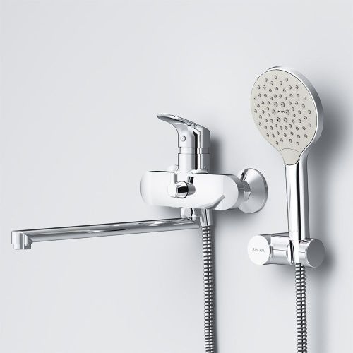 Смеситель для ванны и душа Am.Pm Like F8095000 настенный хром - фото 4
