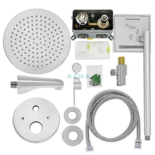 Душевая система ALMAes Marita TVZ-8839 встраиваемая в стену цвет хром - фото 3