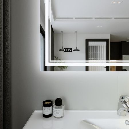 Зеркало с подсветкой Бриклаер Эстель 4627125414336 120х80 подвесное