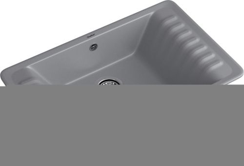 Кухонная мойка Granfest Quarz 71 темно-серый 75х50 цвет серый поверхность матовая - фото 2