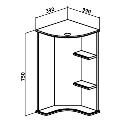 Зеркало Runo Браво 00000000949 40х80 - фото 4