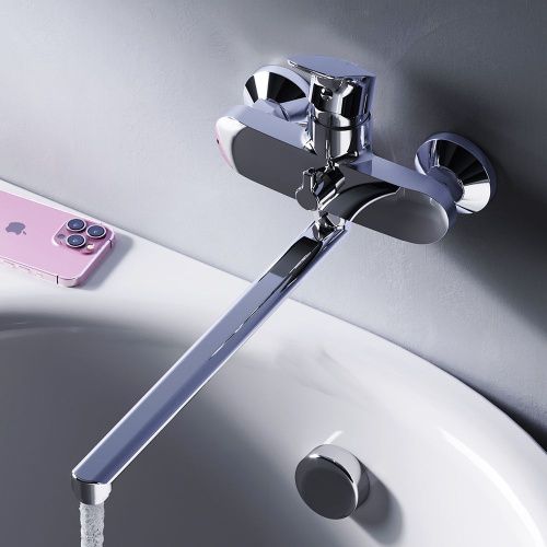 Смеситель для ванны и душа Am.Pm Like F8090016 настенный хром - фото 3