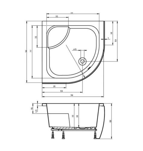 Ванна акриловая Riho Seth BB2200500000000 180х85 отдельностоящая овальная - фото 2