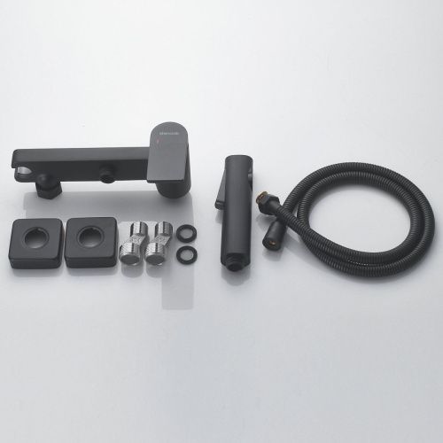 Гигиенический душ со смесителем Shevanik S4105H-1 черный - фото 4