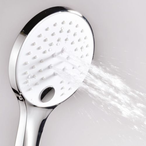 Душевая лейка Wasserkraft A061 цвет белый/хром - фото 4