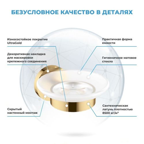 Мыльница Wellsee Finishing Touch 182503000 - фото 2