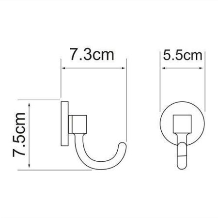 Крючок WasserKRAFT 6223