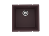 Кухонная мойка Ulgran Quartz Under 400-06 45х45 цвет коричневый