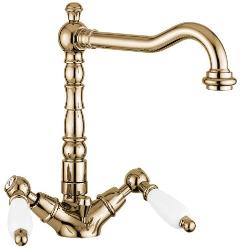 Смеситель Emmevi Deco Ceramic 121613/BR на раковину бронза