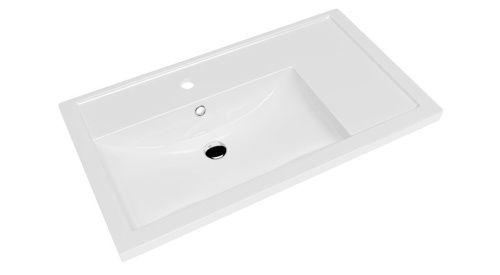 Тумба под раковину Corozo Техас SD-00000323 80х40 напольная цвет белый - фото 4