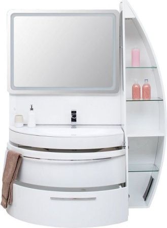 Зеркало с подсветкой De Aqua Смарт SMR 404 090 90х80 подвесное