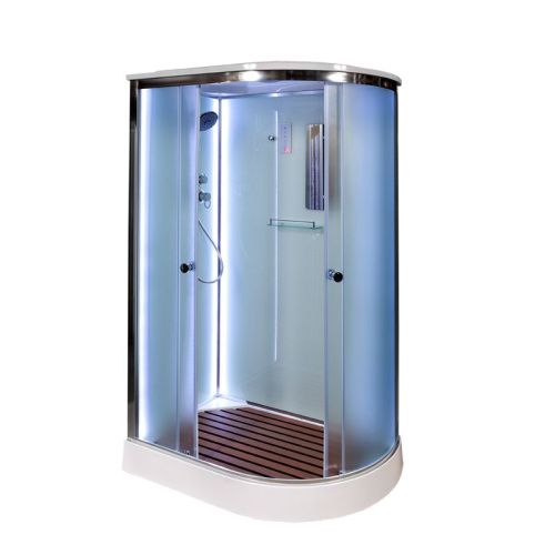 Душевая кабина AvaCan D102SLLED 120х80 асимметричная с крышей ориентация левая - фото 2