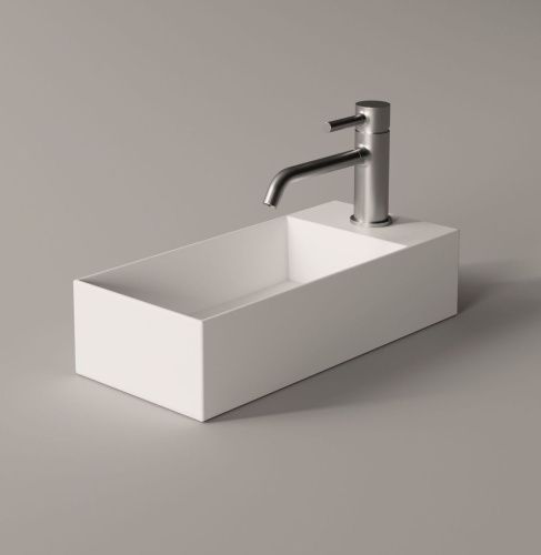 Раковина керамическая Alice Spy 34110101 50х20 подвесная цвет белый - фото 3