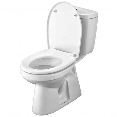 Унитаз-компакт напольный с бачком Santek Анимо 1WH302133 белый с сиденьем каскадный смыв - фото 2