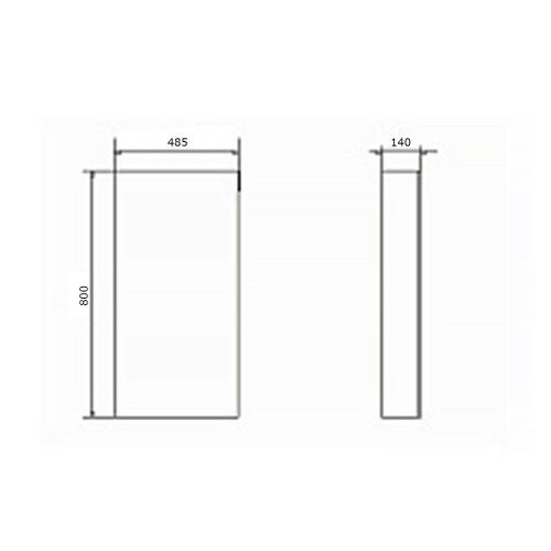 Зеркало-шкаф Comforty Дуэт 00-00017203CF 50х80 подвесной цвет коричневый - фото 2