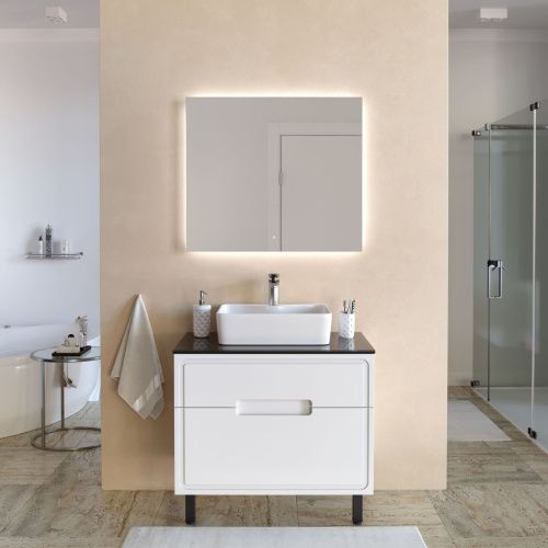 Тумба под раковину Taliente Olejo TA-MBO-80PS-blanco 80х50 подвесная цвет белый - фото 4