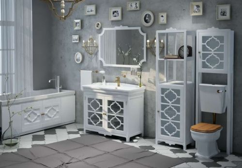 Шкаф-пенал Corozo Манойр SD-00000327 50х190 напольный цвет белый - фото 3