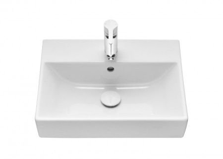 Раковина из сантехнического фарфора Roca Oleta 73274C300Y 50х40 накладная цвет белый