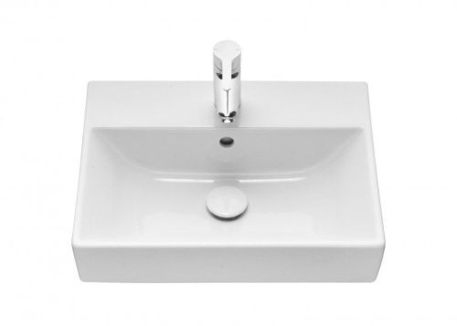 Раковина из сантехнического фарфора Roca Oleta 73274C300Y 50х40 накладная цвет белый - фото 3
