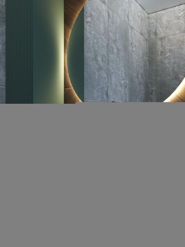 Тумба под раковину La Fenice Terra FNC-01-TER-G-100 100х50 подвесная цвет серый - фото 4