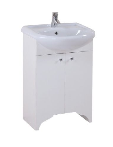 Тумба под раковину Onika Омега 105531 50х30 напольная цвет белый