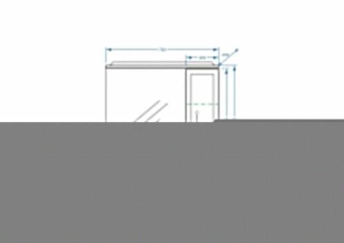 Зеркало-шкаф Stella Polar Концепт SP-00000127 70х70 подвесной цвет белый - фото 2