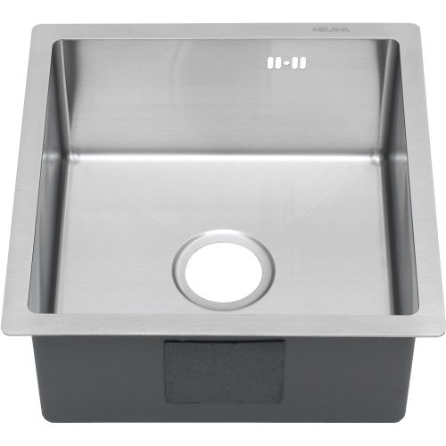 Кухонная мойка Melana ProfLine MLN-R4444H 45х45 цвет серый поверхность матовая - фото 5