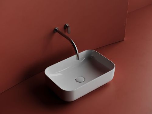 Раковина из сантехнического фарфора Ceramica Nova ELEMENT CN5043 50х30 накладная цвет белый - фото 5