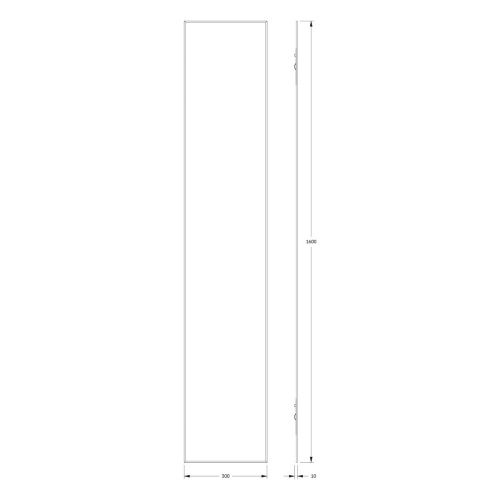 Зеркало Evoform Standard BY 0253 30х160 подвесное - фото 2