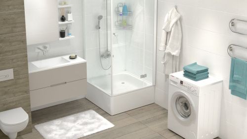 Душевой поддон ВИЗ ANTIKA APS-70101 70х70 сталь белый - фото 2