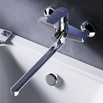 Смеситель для ванны и душа Am.Pm Gem F90A90000 настенный хром