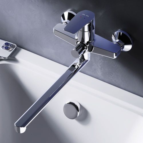 Смеситель для ванны и душа Am.Pm Gem F90A90000 настенный хром