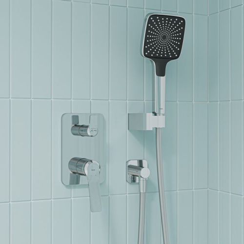 Душевая система Iddis Parker PARSB02i67 встраиваемая в стену цвет хром - фото 3