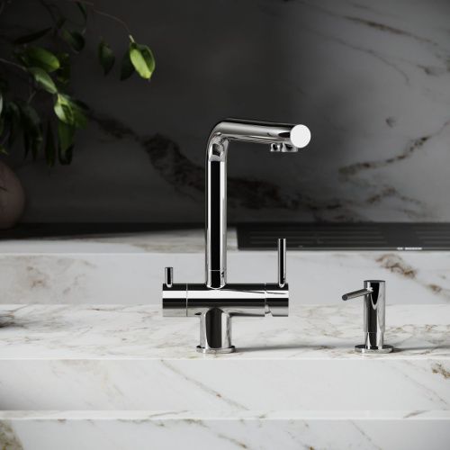 Смеситель для кухни Sancos Foster SC4014СH на мойку хром - фото 4