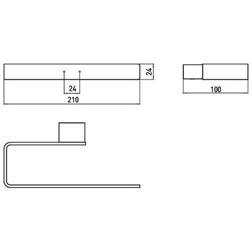 Полотенцедержатель Emco Loft 0555 016 00 - фото 2