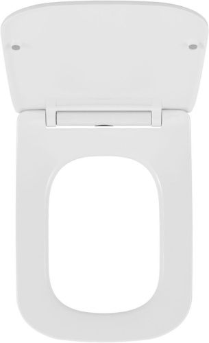 Чаша унитаза напольная Logan 00331874 цвет белый с сиденьем микролифт без бачка безободковая каскадный смыв - фото 5