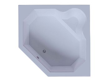 Ванна акриловая Aquatek Лира LIR150-0000032 150х150 угловая угловая с каркасом без ручек