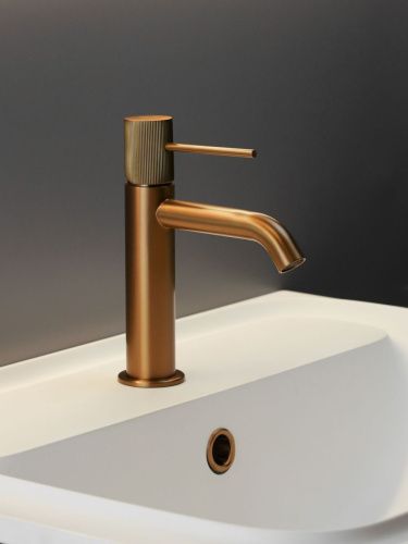 Смеситель AltroBagno Bilancia AltroBagnoBilancia0144BC на раковину медь - фото 3