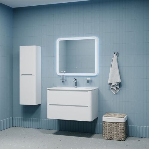 Шкаф-пенал Iddis Edifice EDI35W0i97 40х110 подвесной цвет белый - фото 2