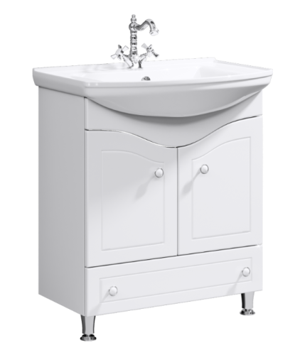 Тумба под раковину Aqwella Y FR0107 70х30 подвесная цвет белый