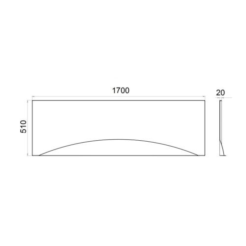 Экран фронтальный для ванны Niagara Atrio NG-A170 - фото 2