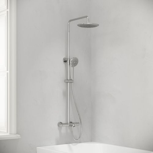 Душевая стойка Sancos Game SC3001LCH настенная цвет хром с термостатом - фото 2