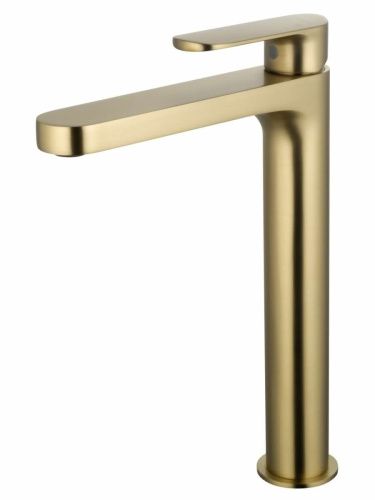 Смеситель для раковины Wonzon & Woghand WW-H1034-BG на столешницу золото