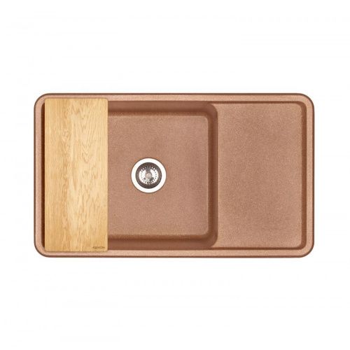 Кухонная мойка Aquaton Беллис 1A724832BS270 85х50 цвет коричневый - фото 5