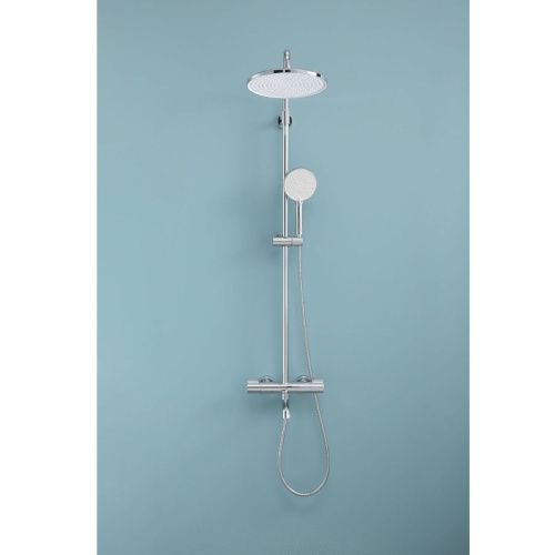 Душевая стойка Raglo R20 R20.26 настенная цвет хром с термостатом - фото 3